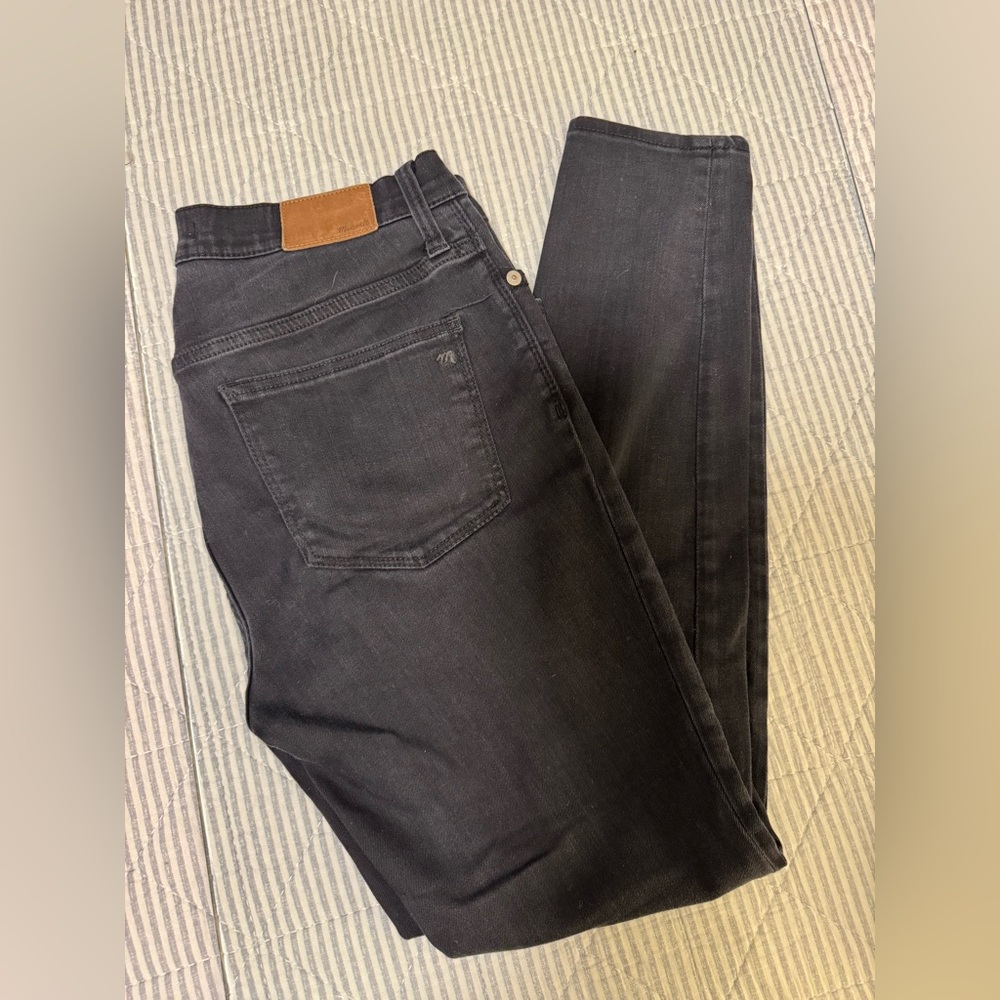 High Rise Skinny Black Jeans